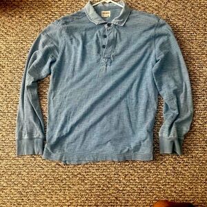 Men's Todd Snyder M Long Sleeve polo